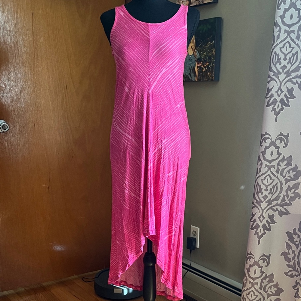 Jessica Simpson Vibrant Pink High Low Dress